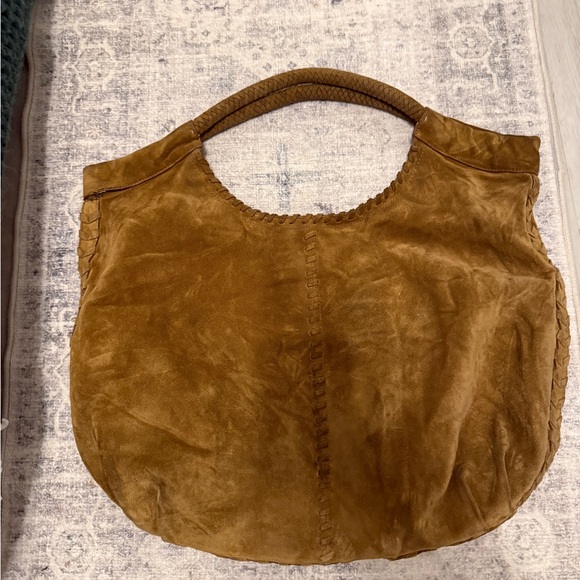 Ralph Lauren Tan Suede Hobo Bag - Picture 6 of 7